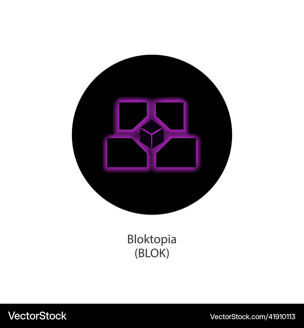 Bloktopia metaverse cryptocurrency platform – Royalty-Free Vector |  VectorStock