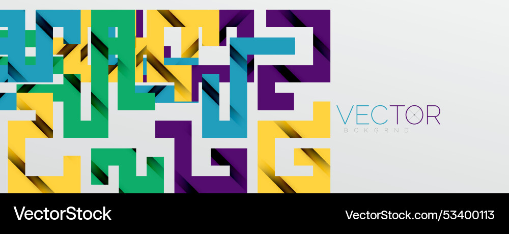Color bend lines with shadow texture effect Vector Image