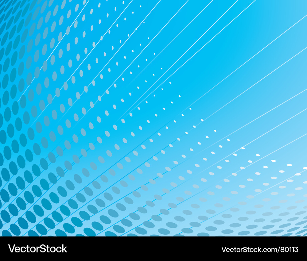 Dynamic Blue Beam Circles Vector Image