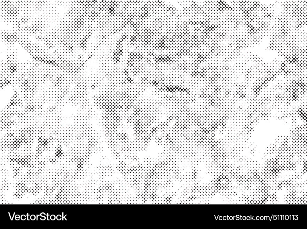 Grunge Dot Pattern Background Vector Image