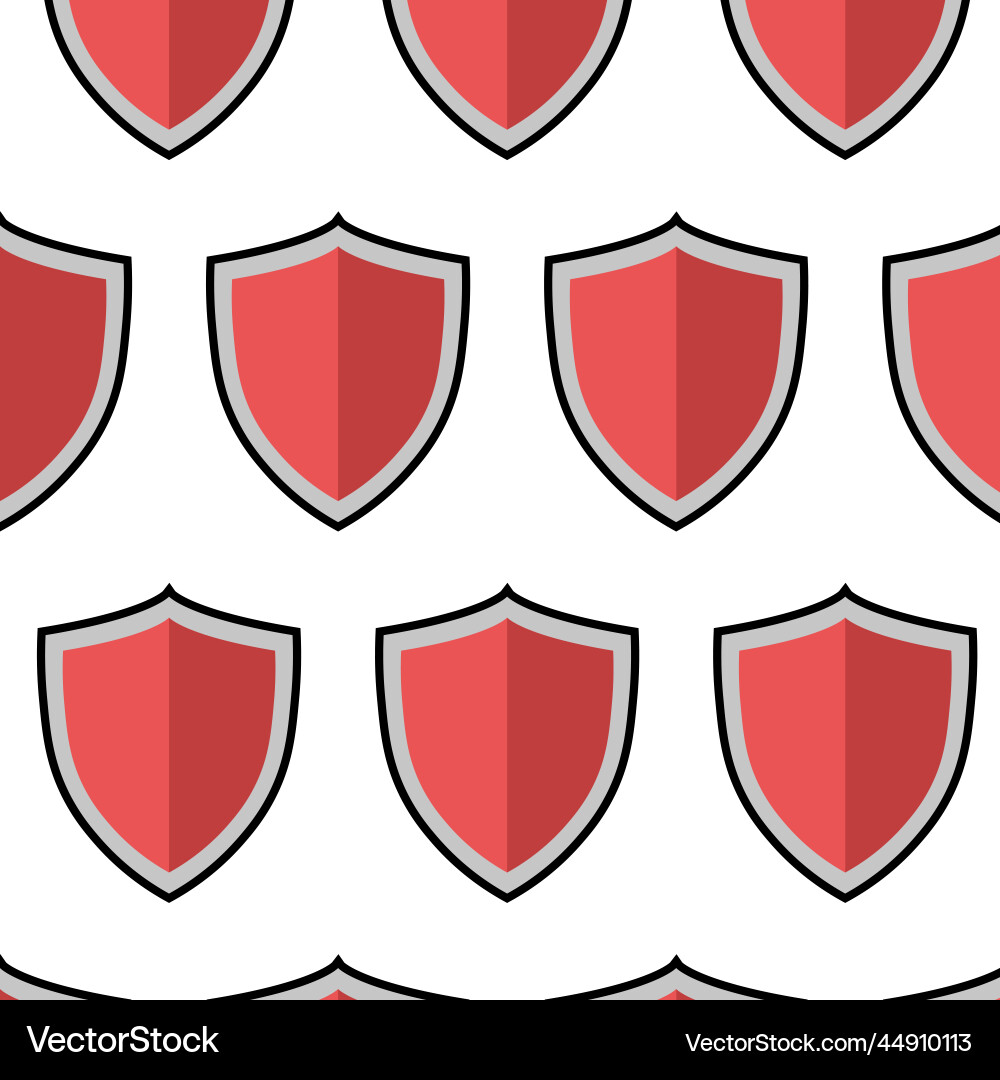 Shield pattern Shield pattern vector image
