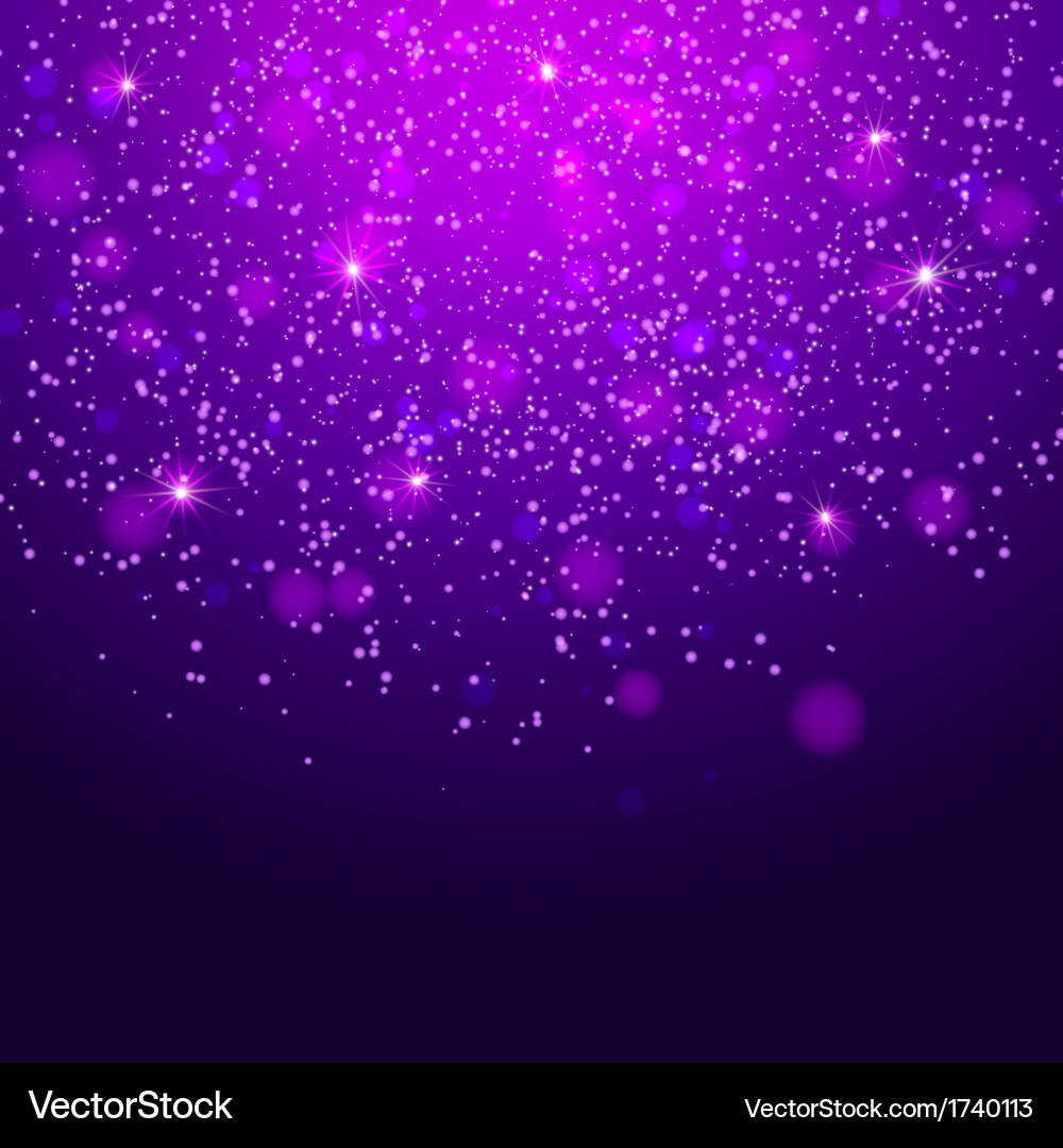 Sparkling Magic Bokeh Background vector image