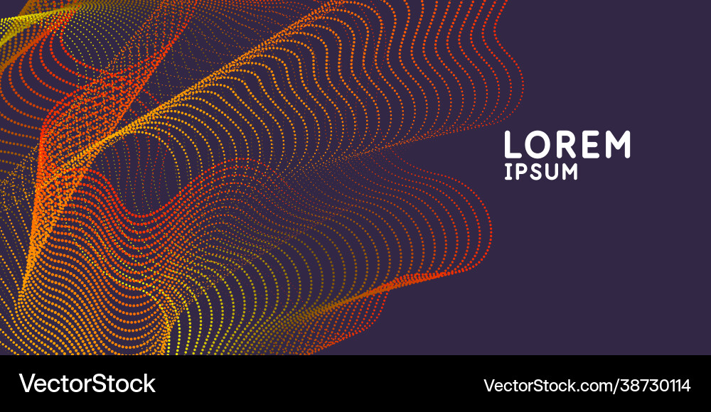 Abstract background with dynamic waves Abstract background with dynamic waves vector image