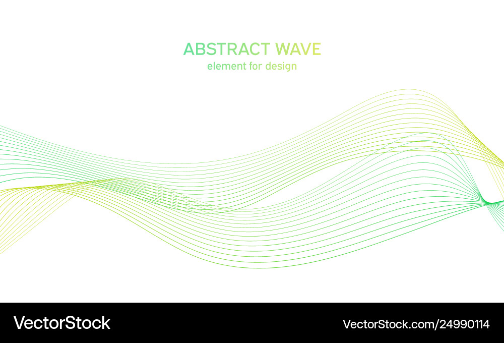 Abstract colorful wave element for design Abstract colorful wave element for design vector image