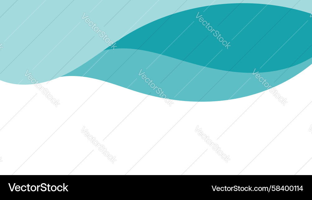 Abstract Wave Header Template Vector Image