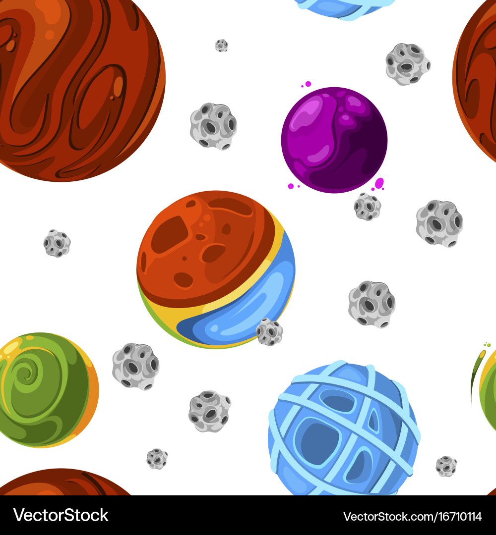 Cosmic Space Pattern vector image