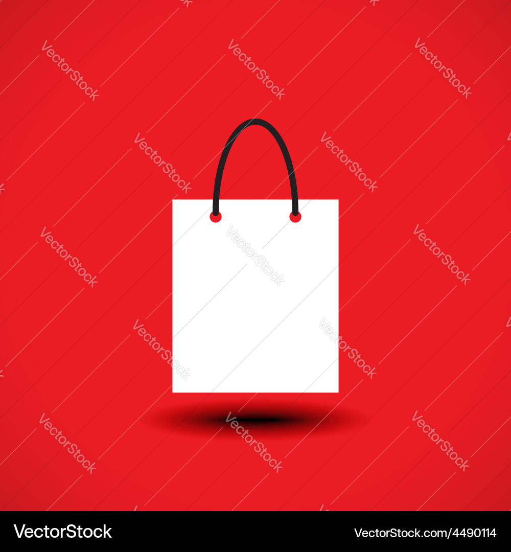 Einkaufstasche Icon Vektorbild