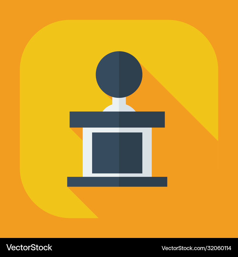 Flat modern design with shadow icons judge Flat modern design with shadow icons judge vector image