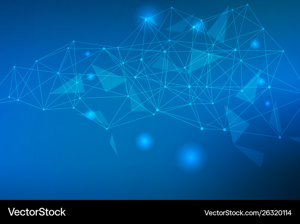 Geometric abstract background with connected line Geometric abstract background with connected line vector image