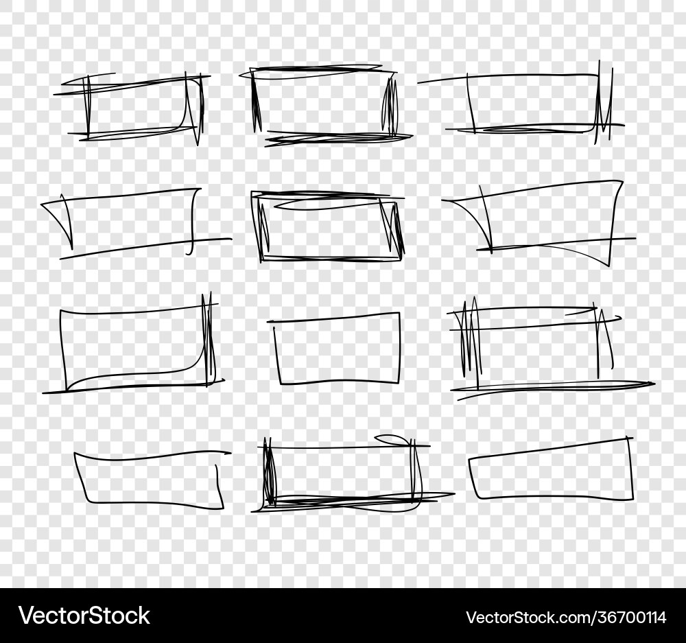 Handgezeichnete Set-Objekte für Design verwenden schwarz Handgezeichnete Set-Objekte für Design verwenden schwarz vektorbild