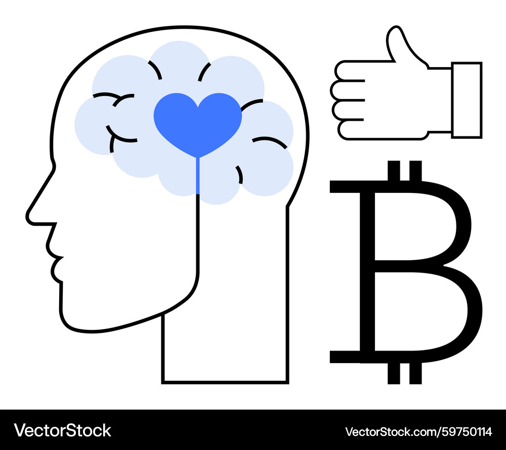 Mental Wellness & Crypto Support – Royalty-Free Vector | VectorStock
