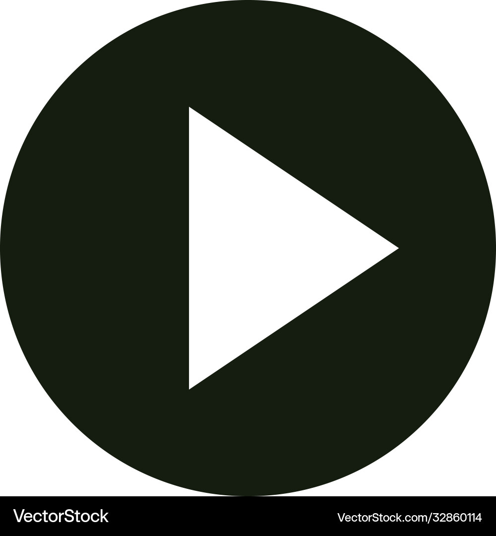 Mobile application video player button web menu Vector Image