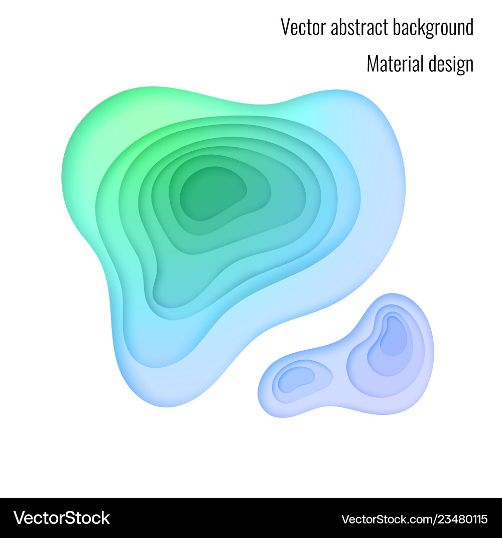 Abstract background material design 3d vector image