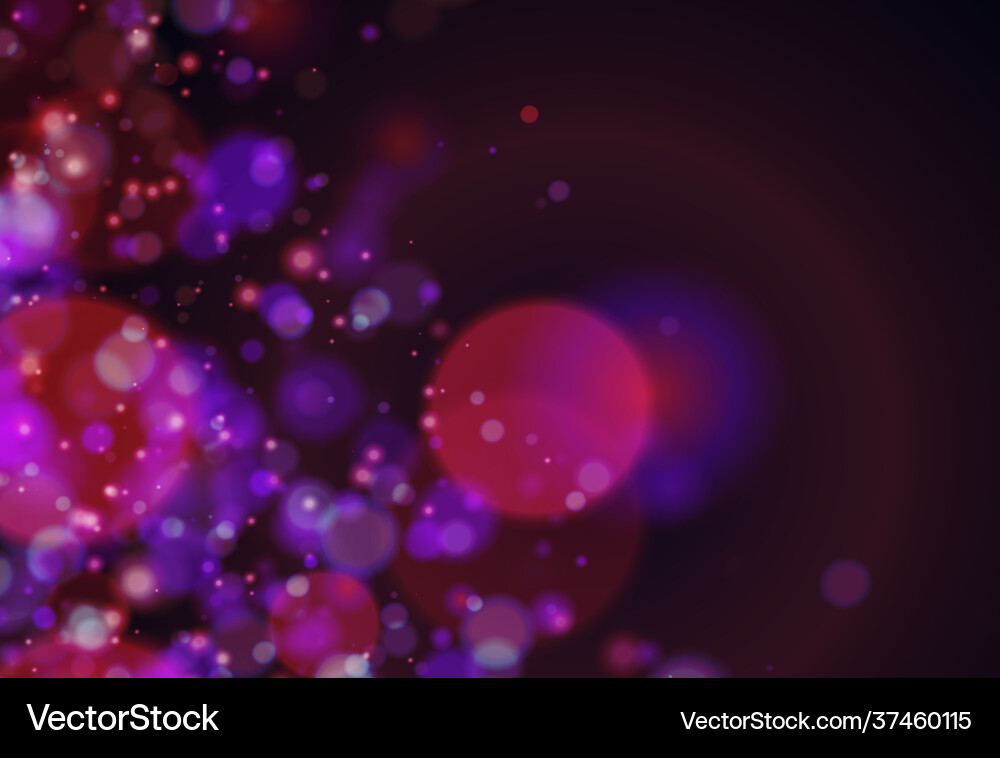 Abstract bokeh background light effect vector image