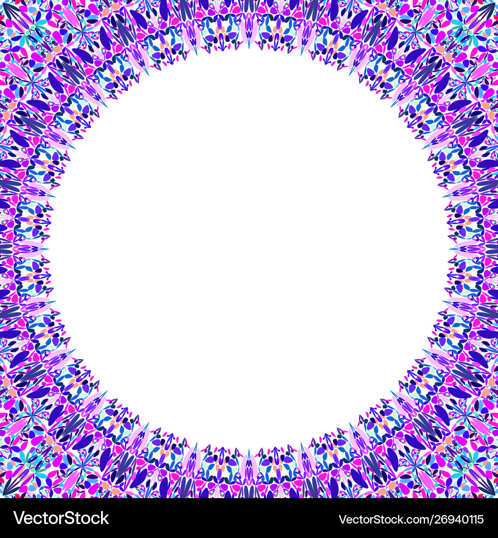 Abstract circular frame with white background Abstract circular frame with white background Vector Image