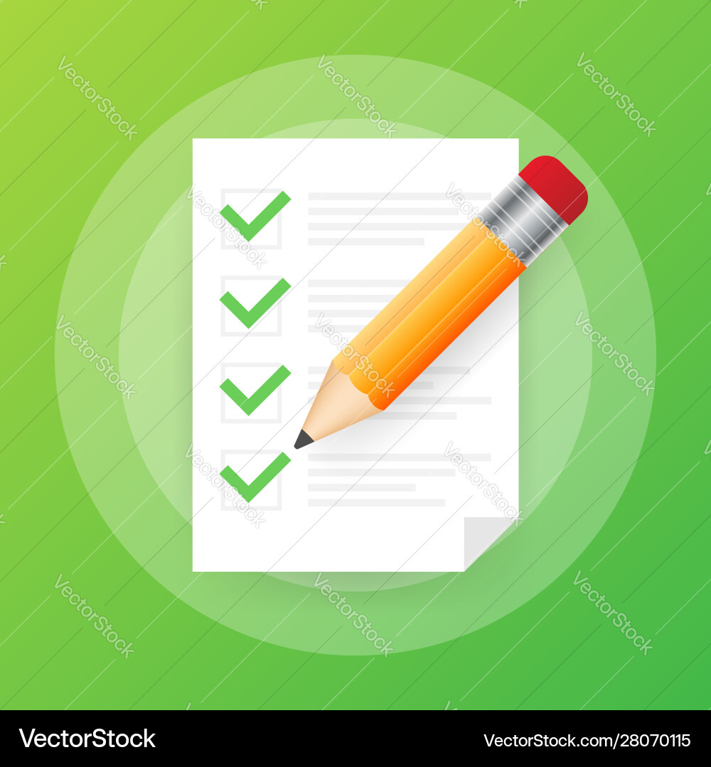 Clipboard with checklist icon Clipboard with checklist icon vector image