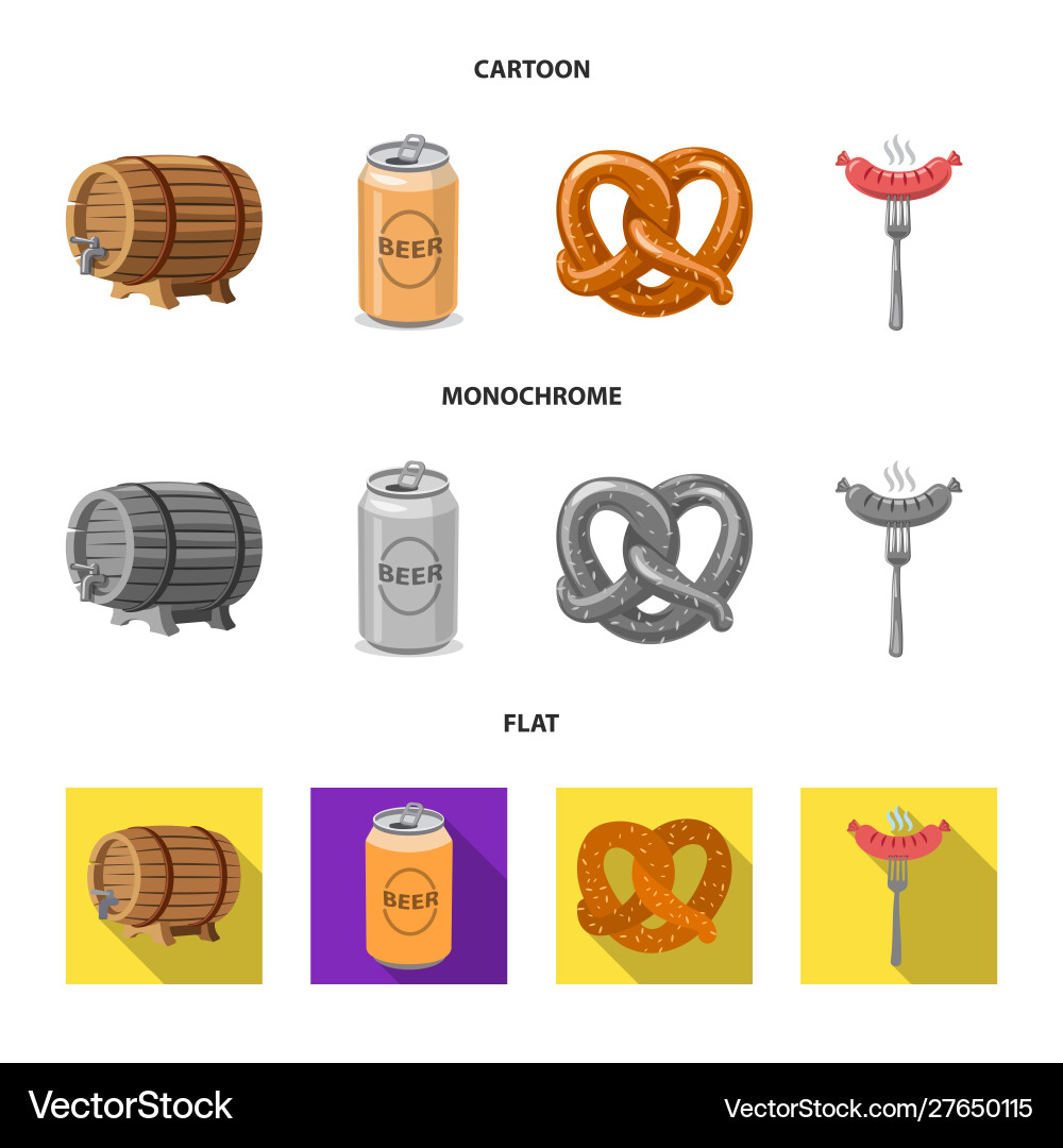 Isolated object pub and bar symbol set Isolated object pub and bar symbol set vector image