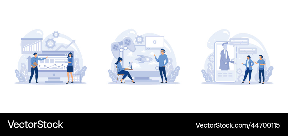 It profession set programmer write software It profession set programmer write software Vector Image