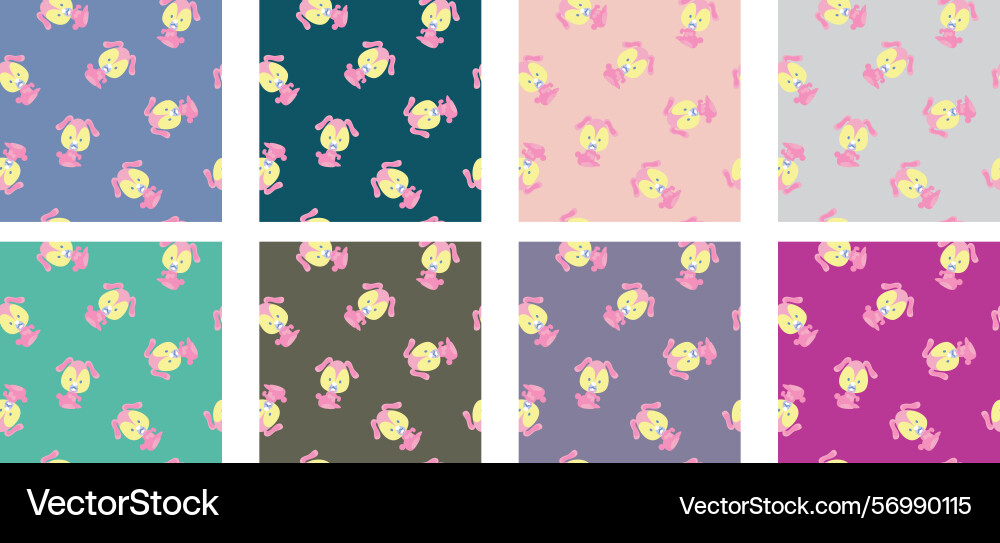 Rabbit pattern Vector Image
