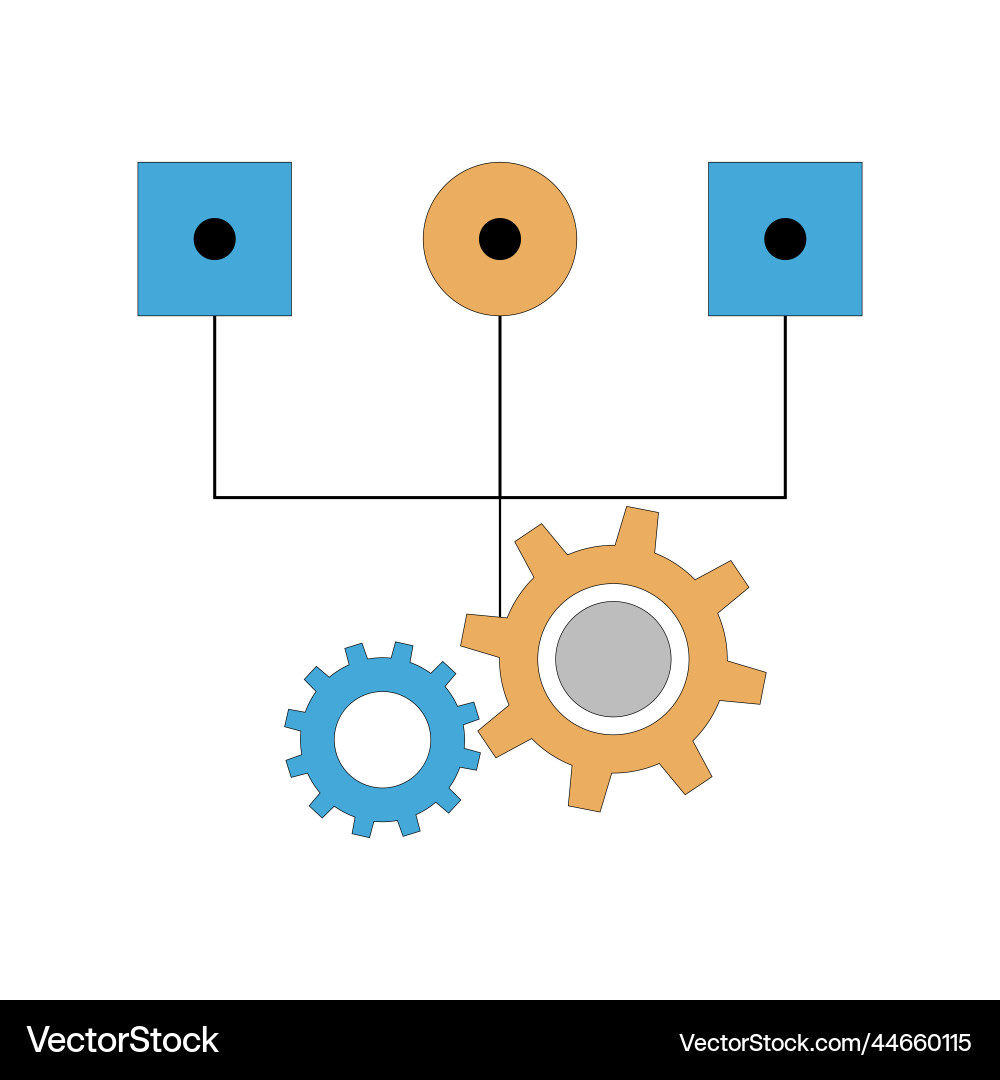 Workflow team and process of business working Workflow team and process of business working vector image