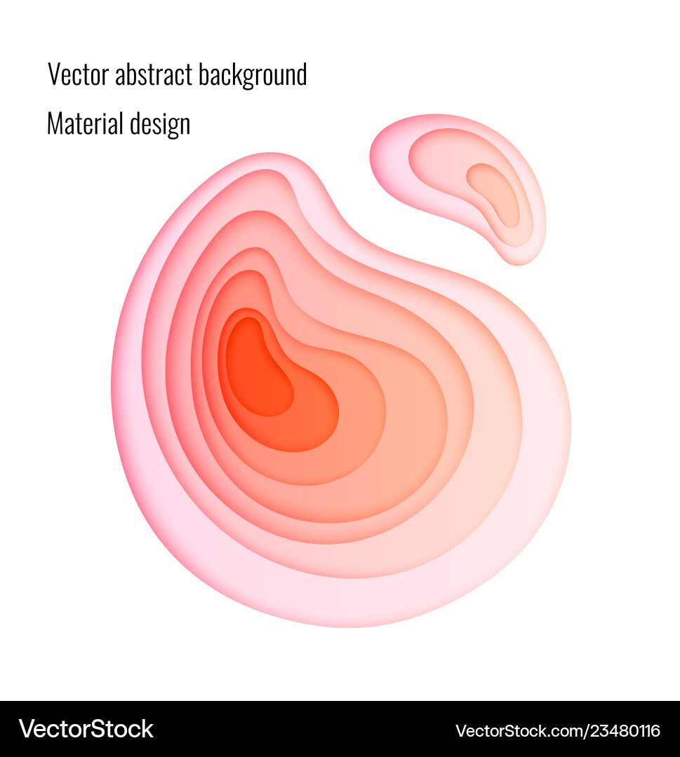 Abstract background material design 3d vector image