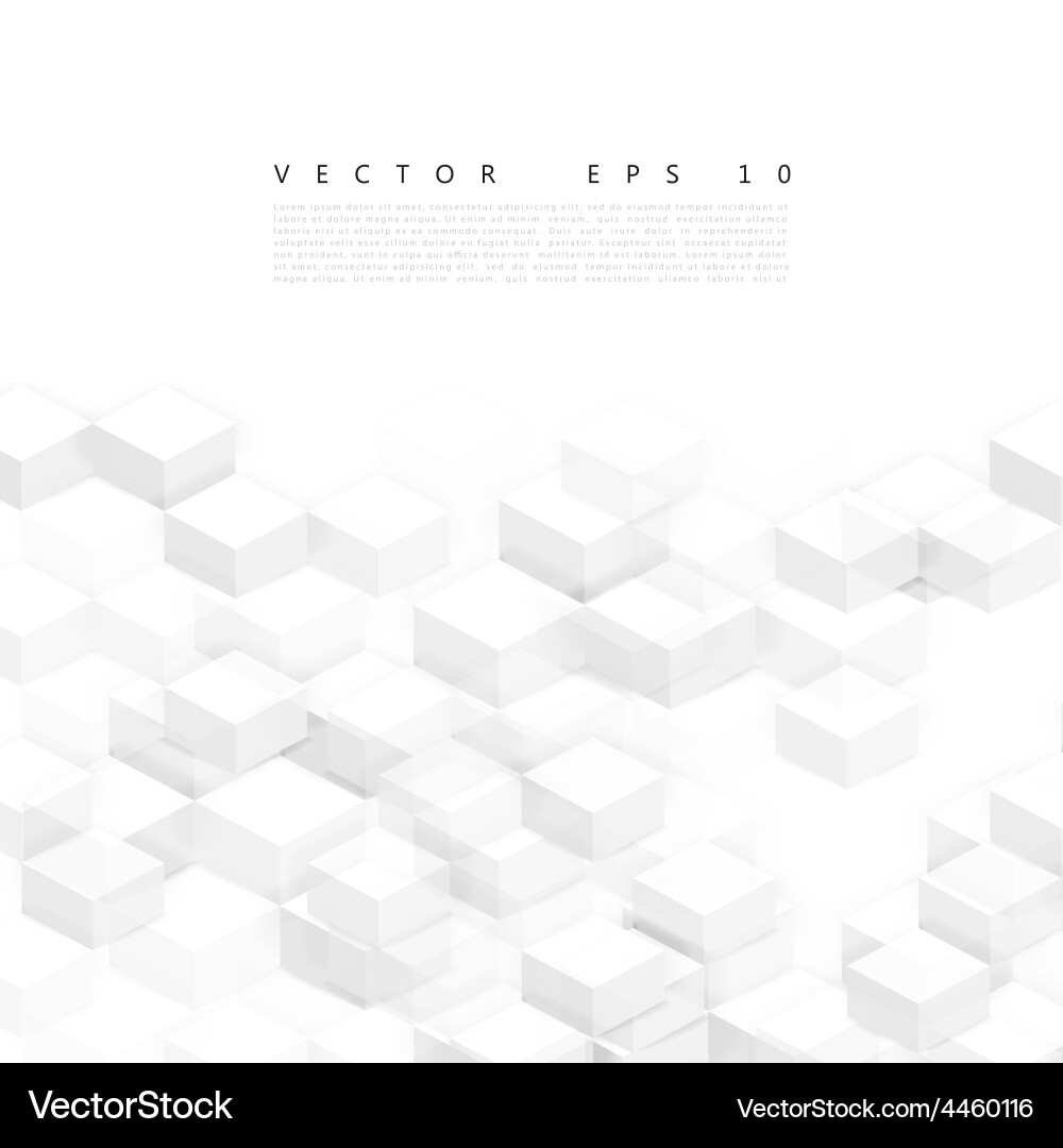 Background abstract squares vector image