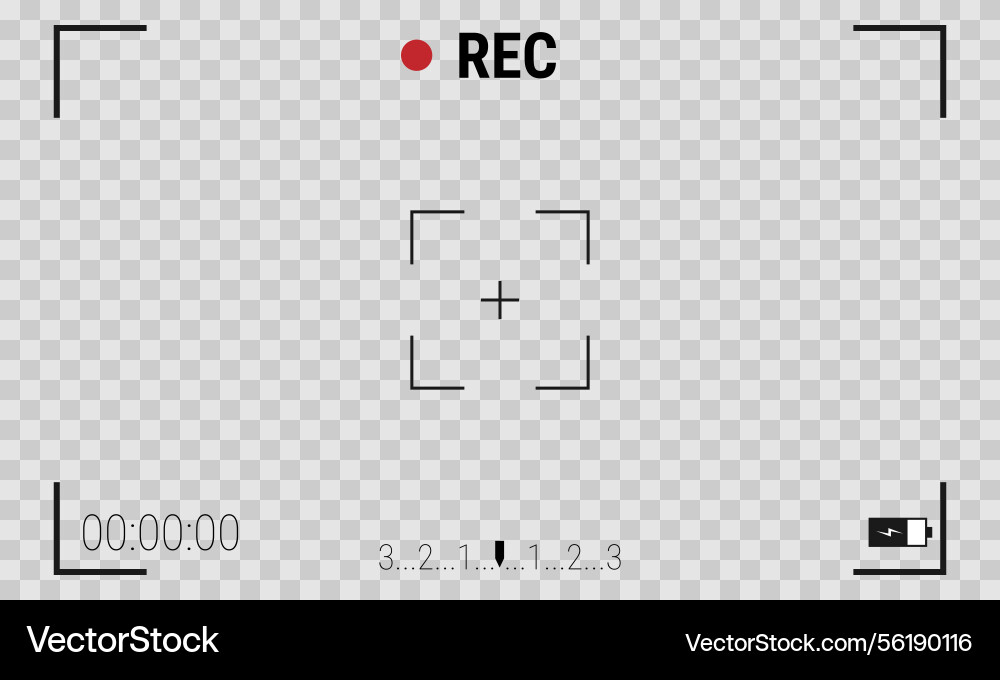 Camera frame viewfinder Camera frame viewfinder Vector Image