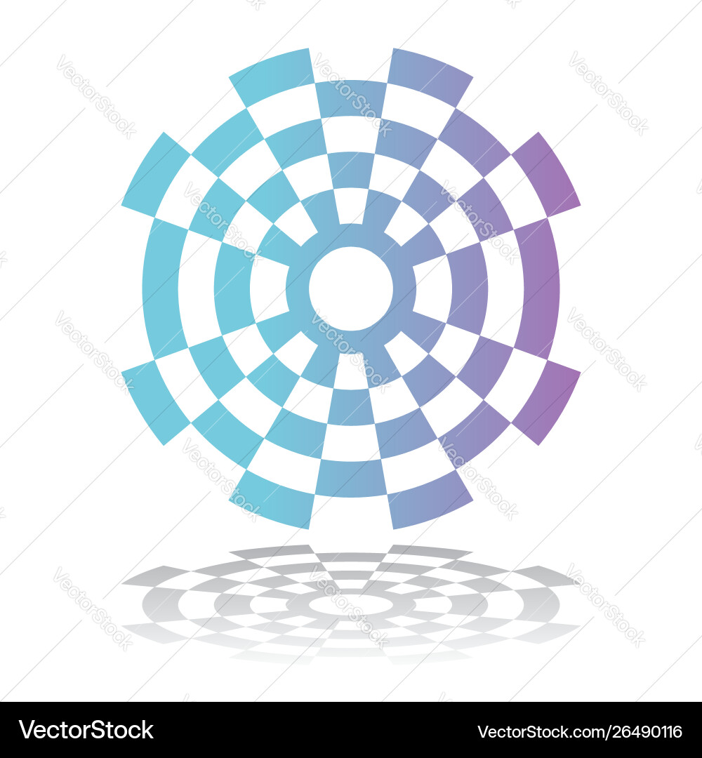 Circle geometric design element Circle geometric design element vector image