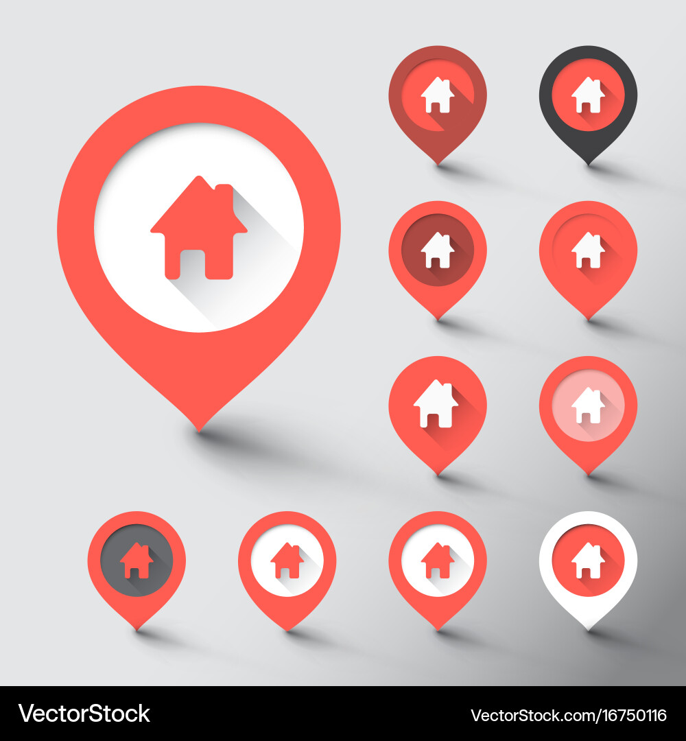 Collection of various pointers vector image