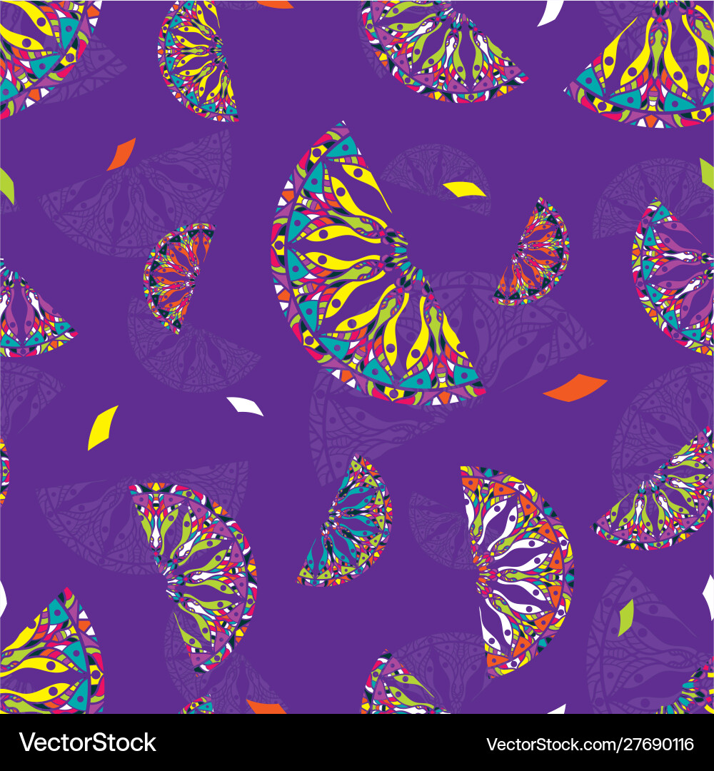 Seamless repeating pattern abstract lemon Seamless repeating pattern abstract lemon vector image