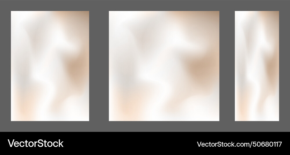 A set of templates with colorful background vector image