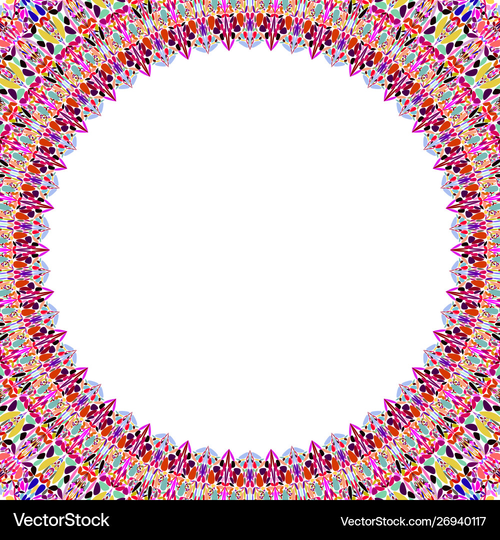 Abstract circular frame with white background Abstract circular frame with white background vector image