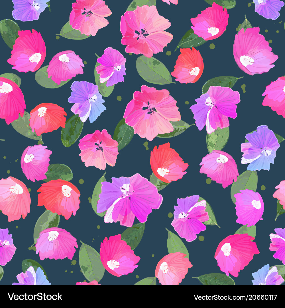 Abstract seamless pattern with isolated colorful vector image