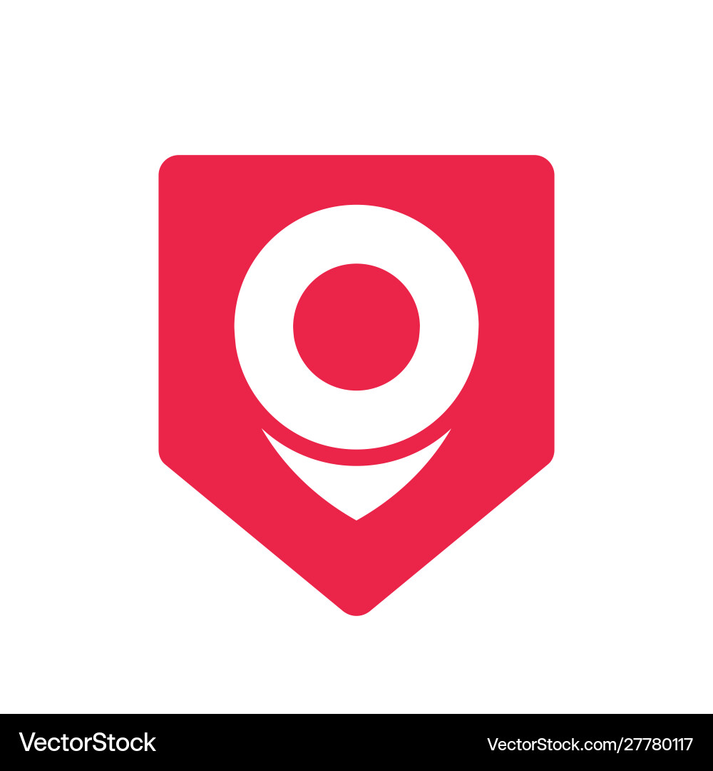 Abstrakte Kartenzeiger Icon Design Standort Pin Abstrakte Kartenzeiger Icon Design Standort Pin vektorbild