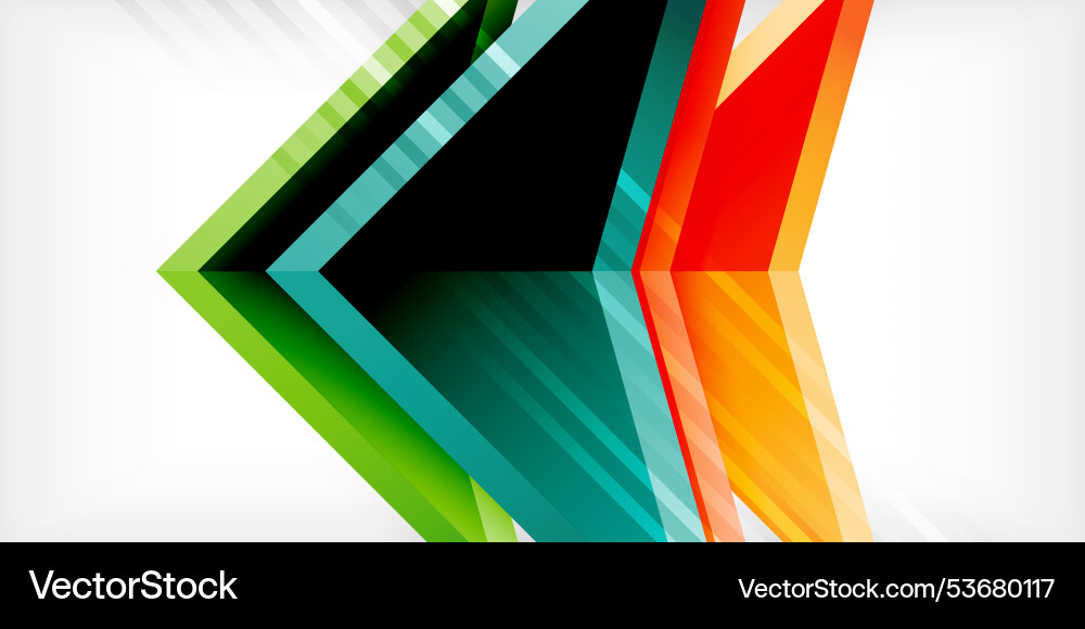 Arrows with 3d effect abstract background Arrows with 3d effect abstract background Vector Image