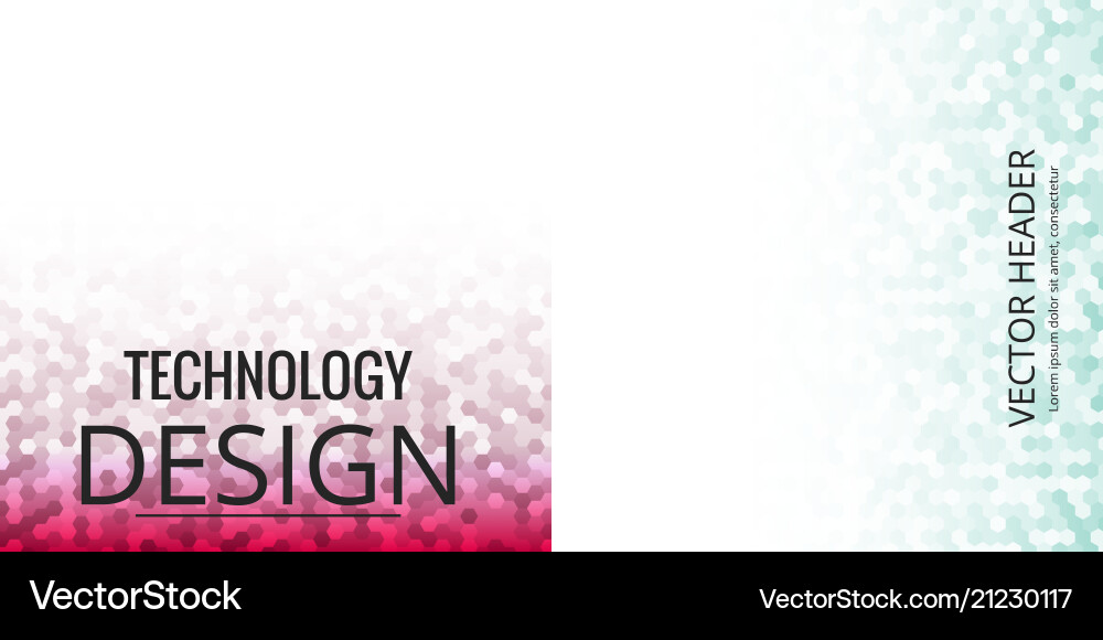Set of geometric pattern abstract background vector image
