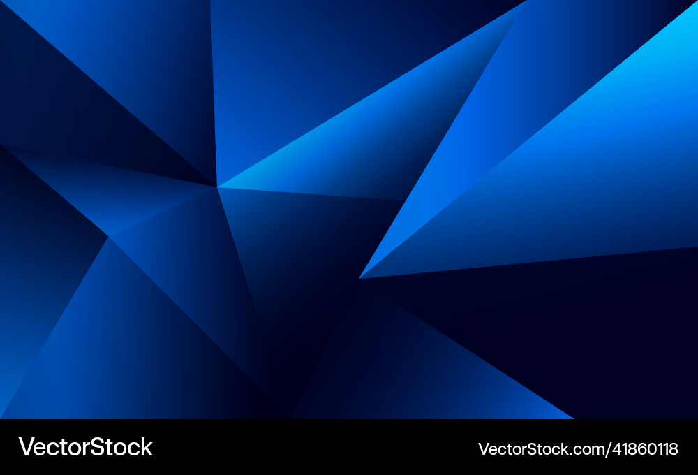 Abstract blue polygon triangles shape background Abstract blue polygon triangles shape background vector image