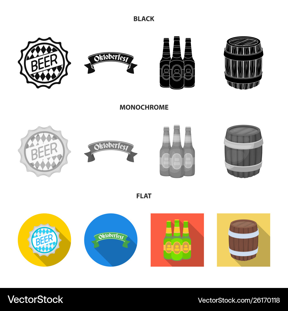 Design minimal and pint sign set Vector Image