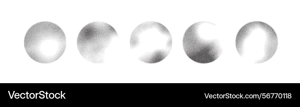 Grainy Sphere Noise Gradient Vector Image