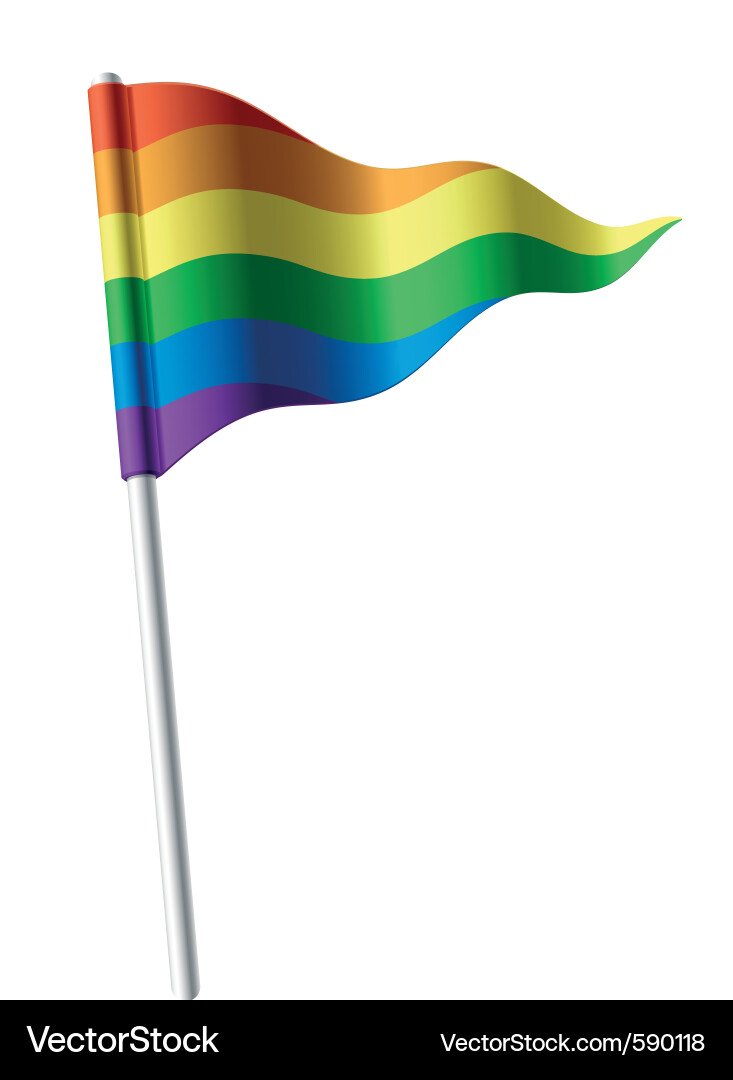 Rainbow Pride Flag Royalty Free Vector Image - VectorStock