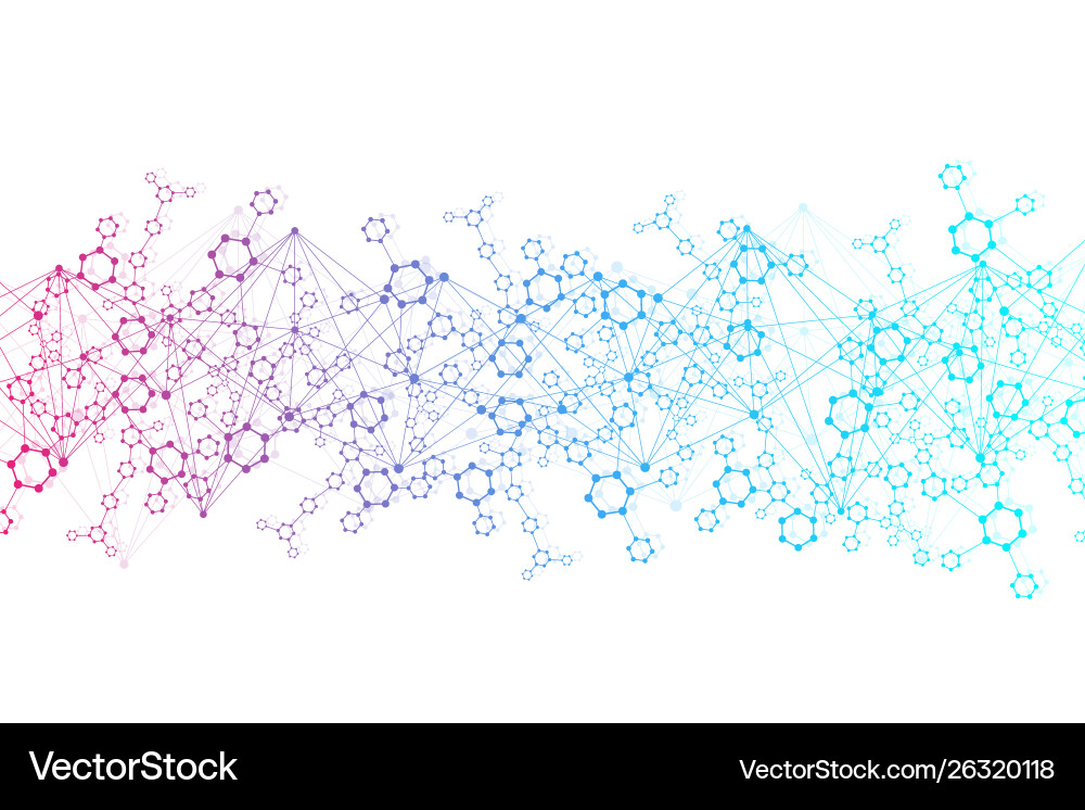 Science network pattern connecting lines and dots Science network pattern connecting lines and dots vector image