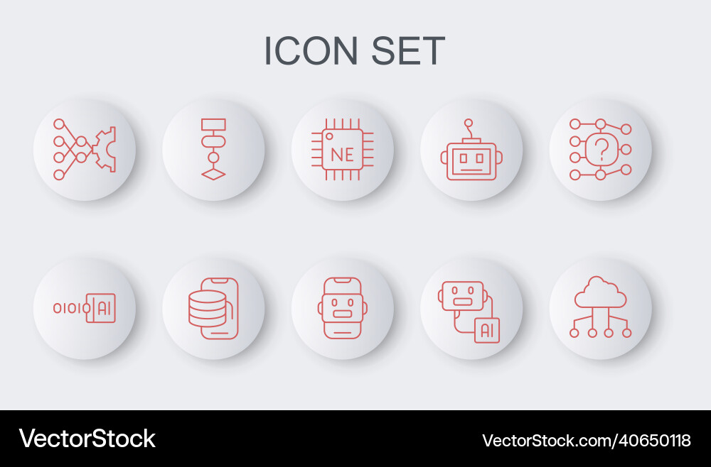 Set line network cloud connection binary code Set line network cloud connection binary code vector image