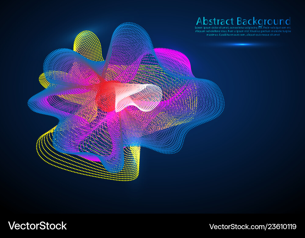 Abstract background with a colored dynamic waves Abstract background with a colored dynamic waves vector image