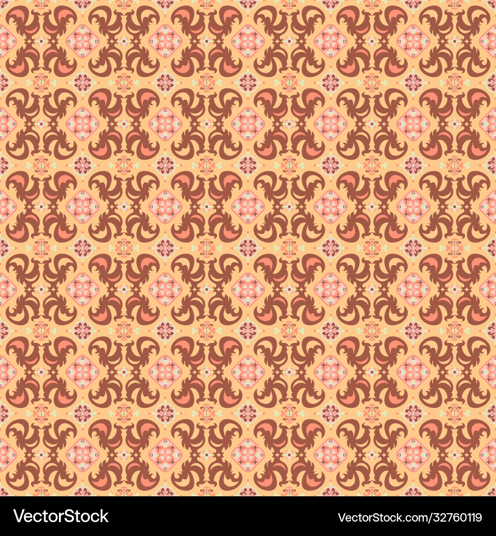 Abstract ornamental patch seamless pattern Abstract ornamental patch seamless pattern vector image