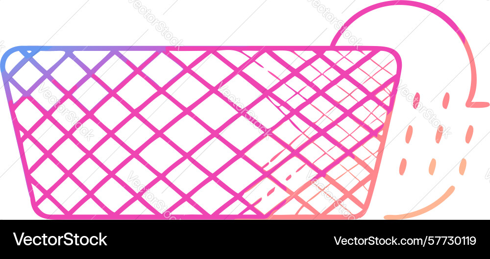 Abstract swirling box dynamic conceptual design Vector Image