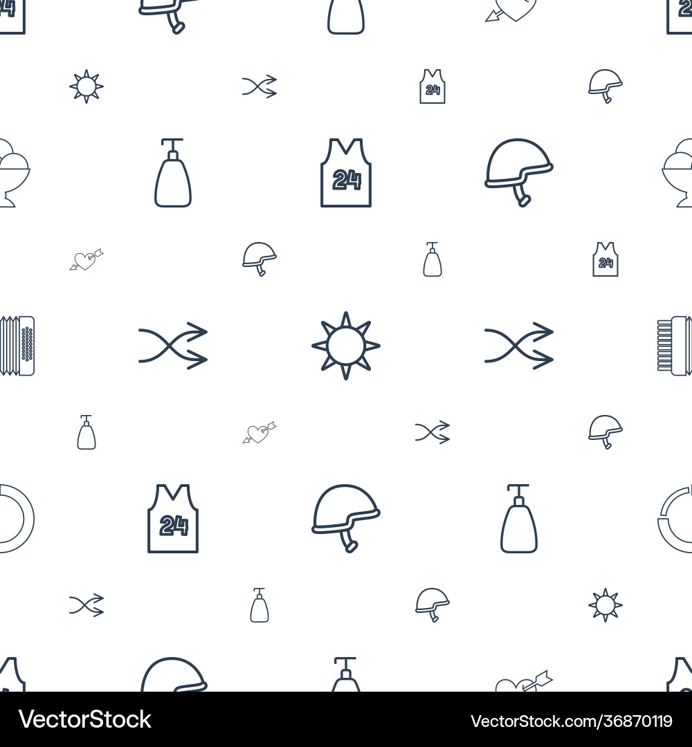 Design icons pattern seamless white background vector image