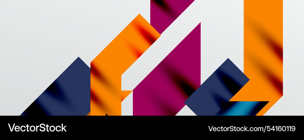 Dynamic lines and triangles Vector Image