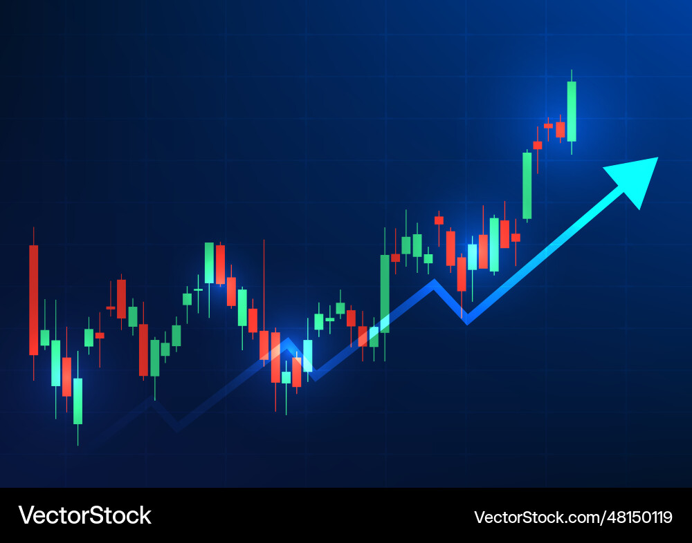 Graph technology background Vector Image