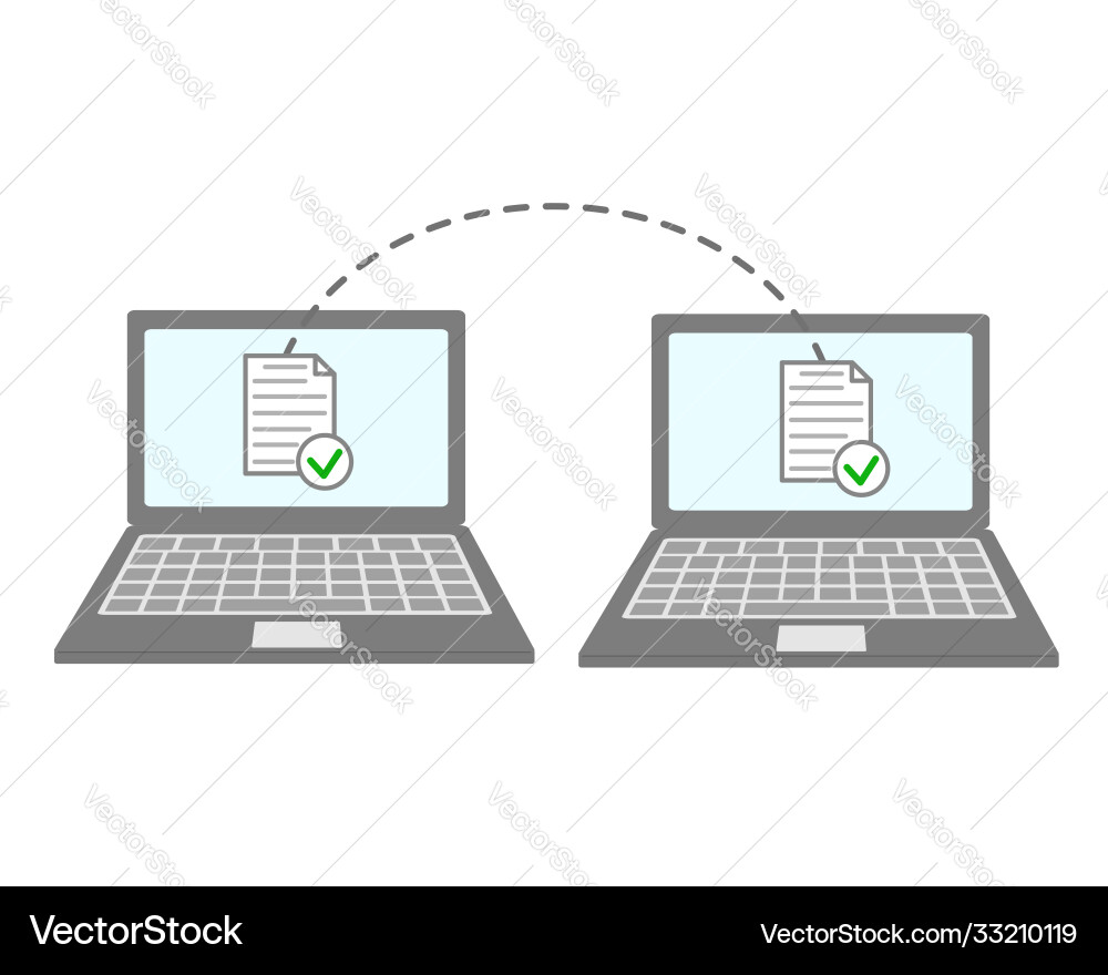 Notebooks file transfer data transmission ftp Notebooks file transfer data transmission ftp vector image