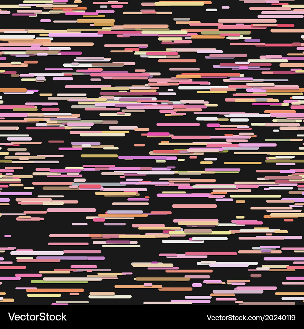 Seamless abstract irregular horizontal rounded Vector Image